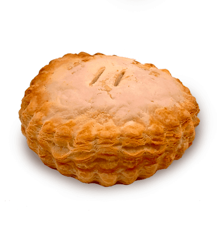 Слойка круглая с курицей и грибами 0