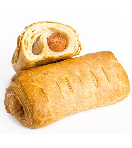 Слойка с сосиской