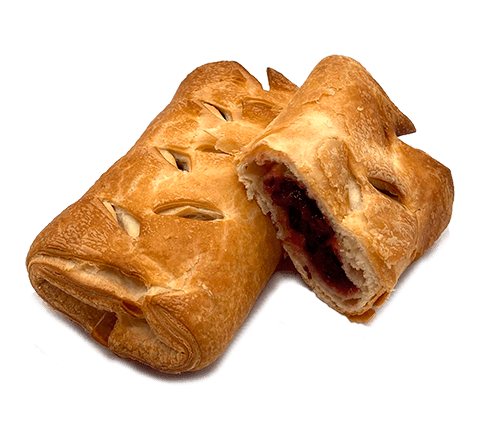 Слойка с вишней (постная)