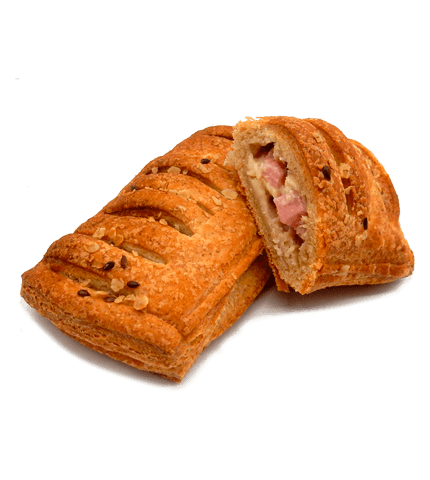 Слойка ржаная с ветчиной и сыром Слойка ржаная с ветчиной и сыром