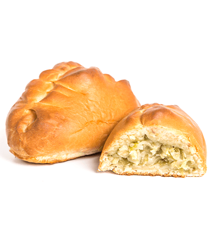 Расстегай с капустой (постный)