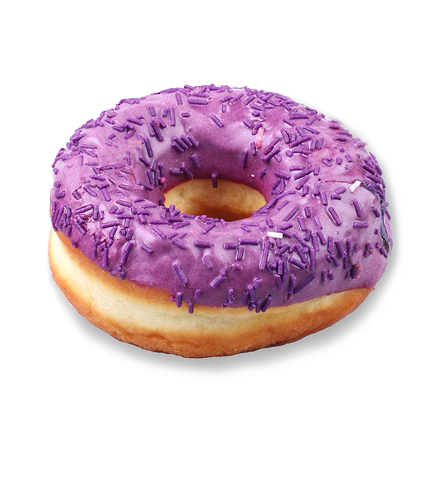 Донатс со вкусом черники (DON DONUT) Донатс со вкусом черники (DON DONUT)