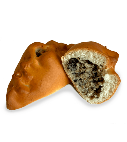 Расстегай с курицей и грибами