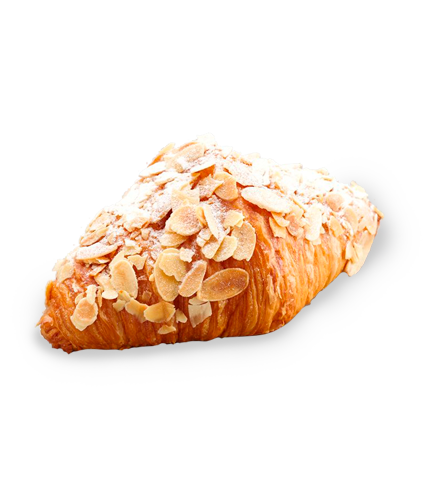 Круассан с миндалем и миндальным кремом (на масле)